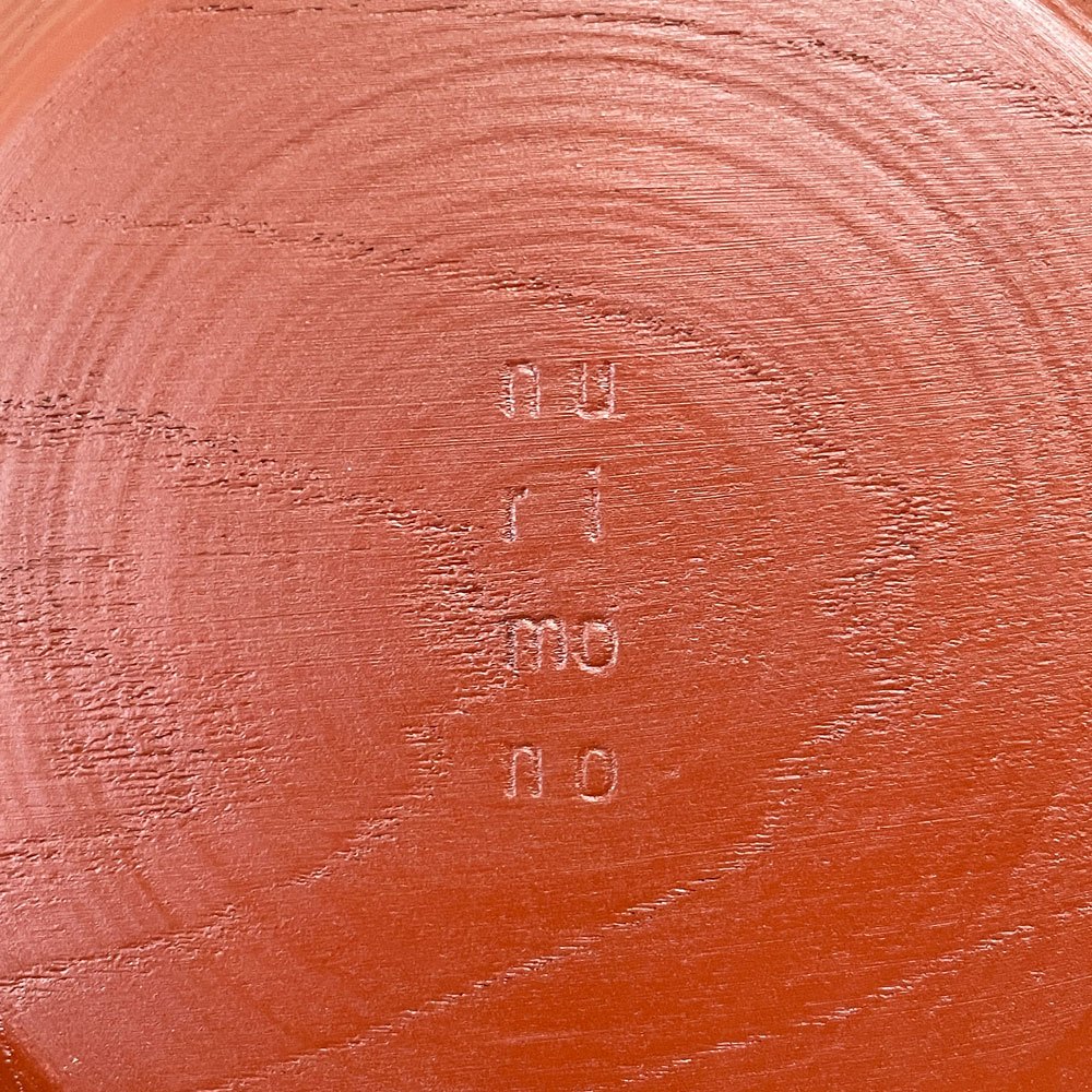 赤木明登 Akito Akagi パスタ皿 赤 nurimono 約21cm 漆器 輪島塗 現代作家 B ◎