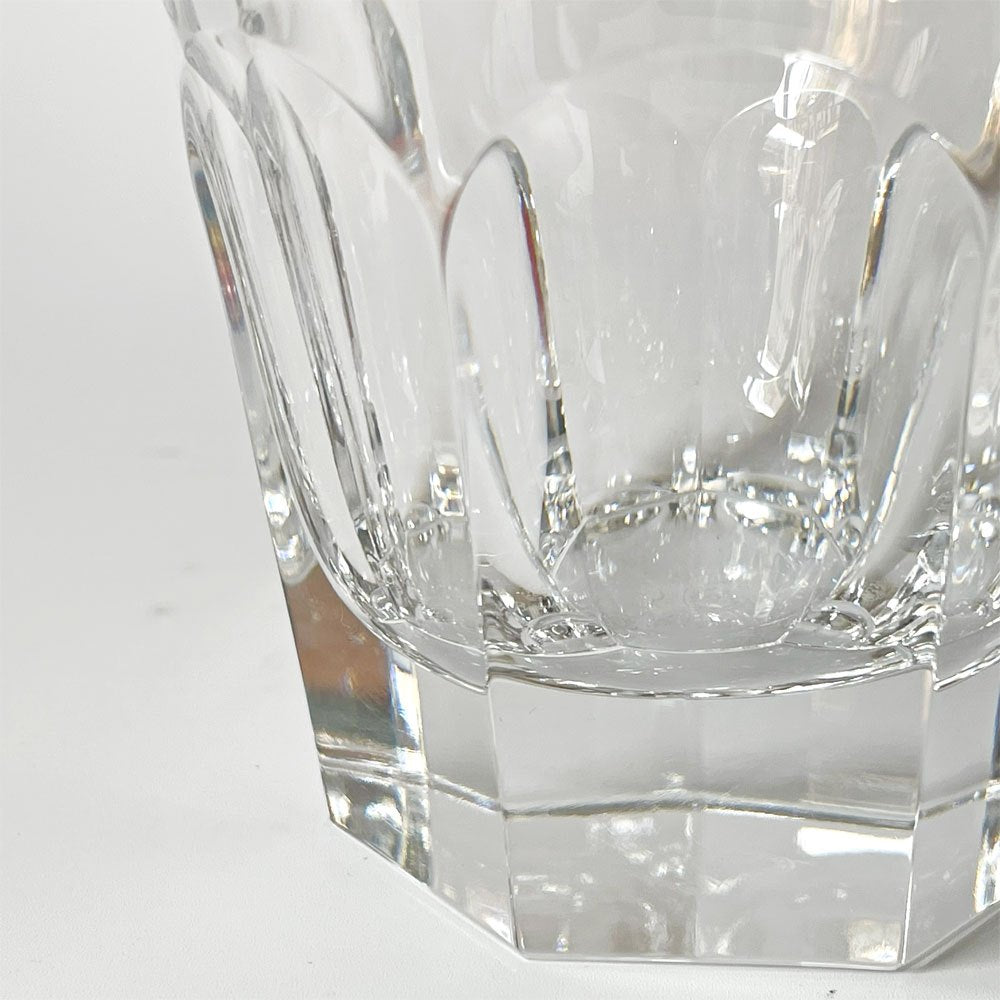 バカラ Baccarat アルクール Harcourt ロックグラス クリスタルガラス フランス 定価33,000円 箱付き 美品 A ★