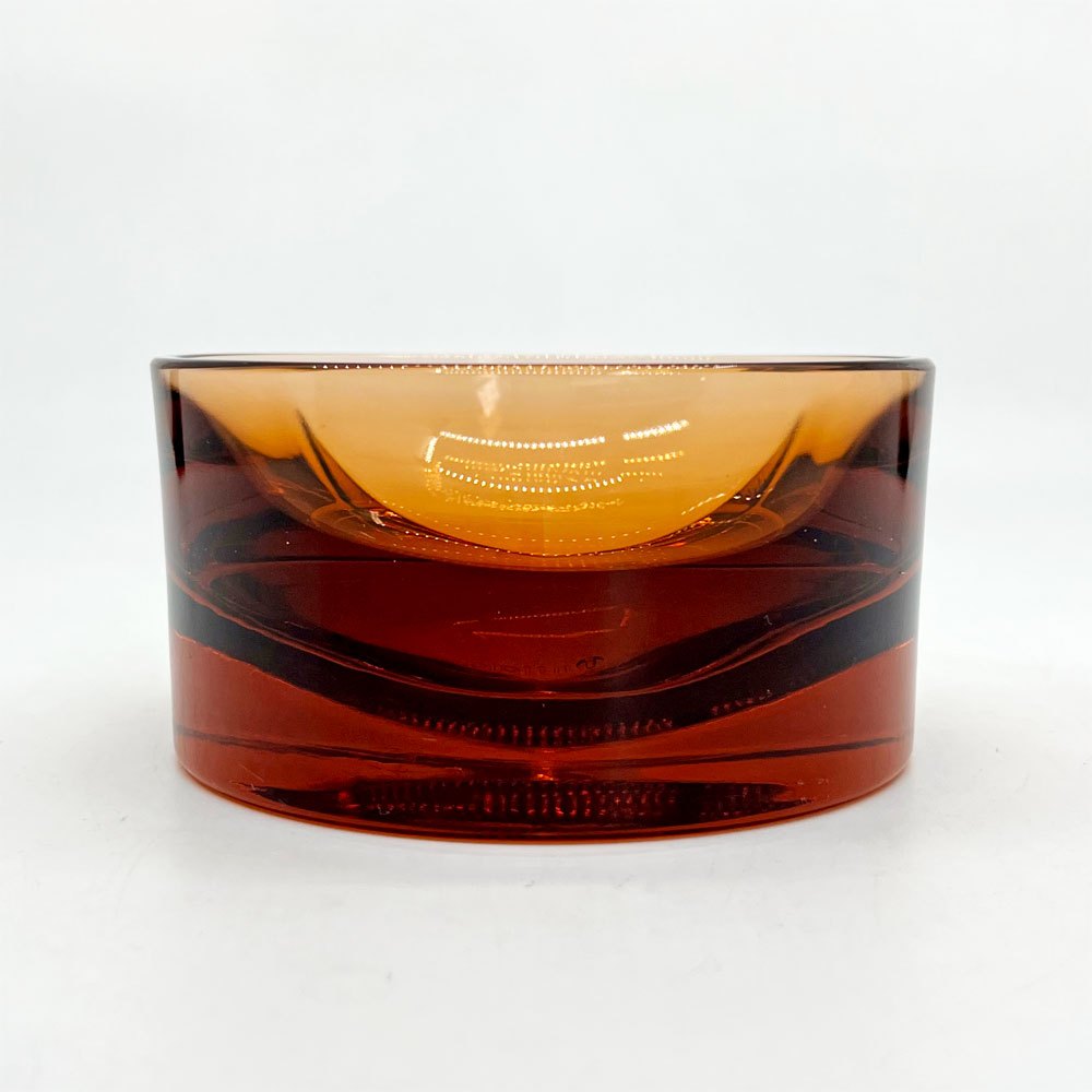 イッタラ iittala クル Kuru ガラスボウル 小物入れ Φ12cm セビリアオレンジ フィリップ・マルイン フィンランド 北欧雑貨 ●