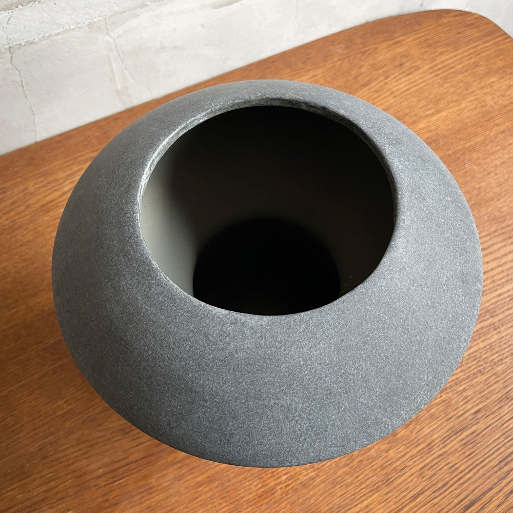 ワンオーワンコペンハーゲン 101 COPENHAGEN スフィア ベース ファット Sphere Vase Fat 花瓶 フラワーベース ダークグレー デンマーク 定価￥14,000- ♪