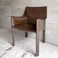 カッシーナ Cassina キャブアームチェア 413 CAB ダイニングチェア レザー 本革 マリオ・ベリーニ イタリアモダン 定価￥594,000- ♪