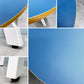 かなでもの KANADEMONO ザ・カフェテーブル THE CAFE TABLE White Steel 4pin ラウンド Φ83cm リノリウム天板 定価￥79,800- ◎