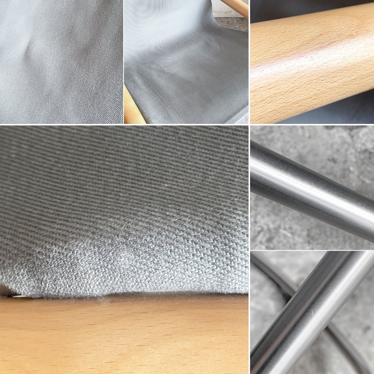 ニーチェアX  NY chair X フォールディングチェア ロッキング 折り畳み ナチュラル×グレー  MoMA 藤栄 新居 猛 ■