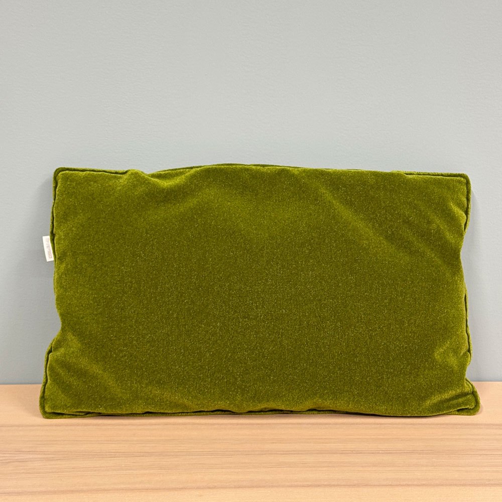 カリモク60 karimoku60 フェザー ハーフクッション モケットグリーン 2個セット ◎