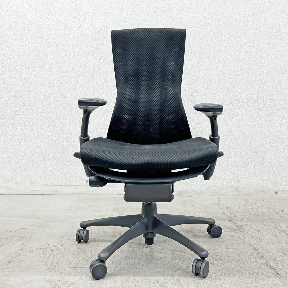 ハーマンミラー Herman Miller エンボディチェア オフィス デスクチェア ジェフ・ウェバー ビル・スタンフ シンク ファブリック〓