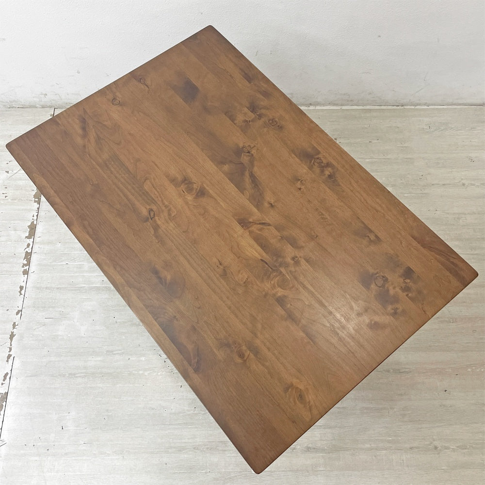 園田産業 ルチア Ruthia LDダイニングテーブル  昇降テーブル W120cm アルダー材 ●