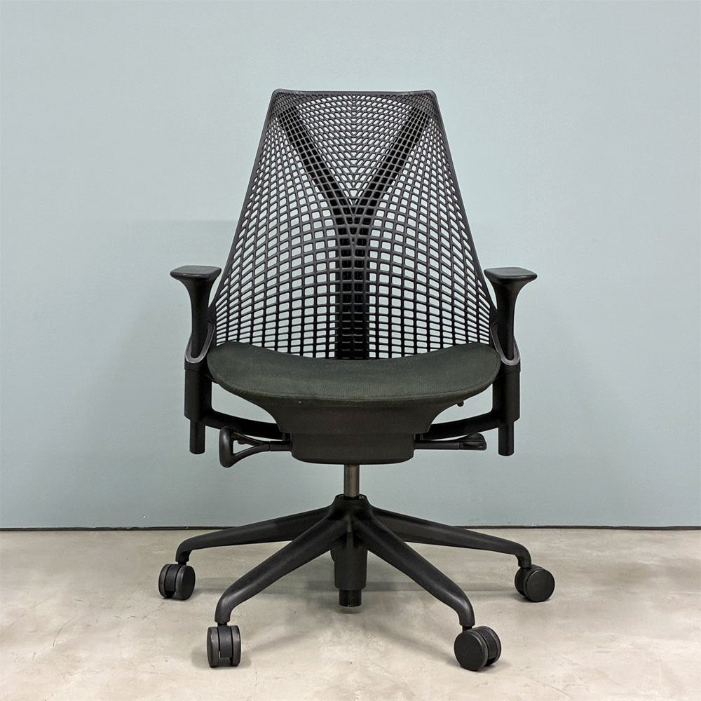 ハーマンミラー Herman Miller セイルチェア SAYL Chair デスクチェア 旧モデル イヴ・ベアール ブラック 2013年製 モダンデザイン ◎
