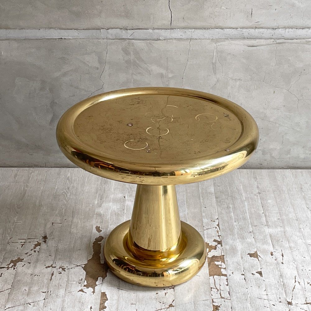 トムディクソン Tom Dixon スパンテーブル ショート ブラス SPUN TABLE SHORT BRASS 真鍮 サイドテーブル 定価￥341,000-♪