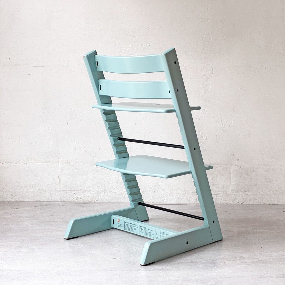 ストッケ STOKKE トリップトラップ TRIPP TRAPP ベビーチェア キッズチェア S/N6～ ノルウェー 北欧家具 アクアブルー ★