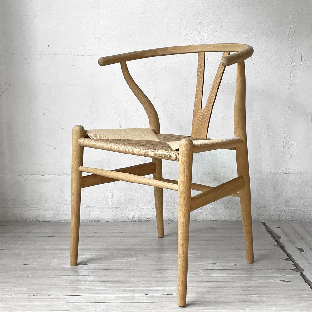 カールハンセン＆サン Carl Hansen & Son CH24 Yチェア オーク材 ソープフィニッシュ 座面張替済 ハンス・J・ウェグナー デンマーク 北欧家具 ★