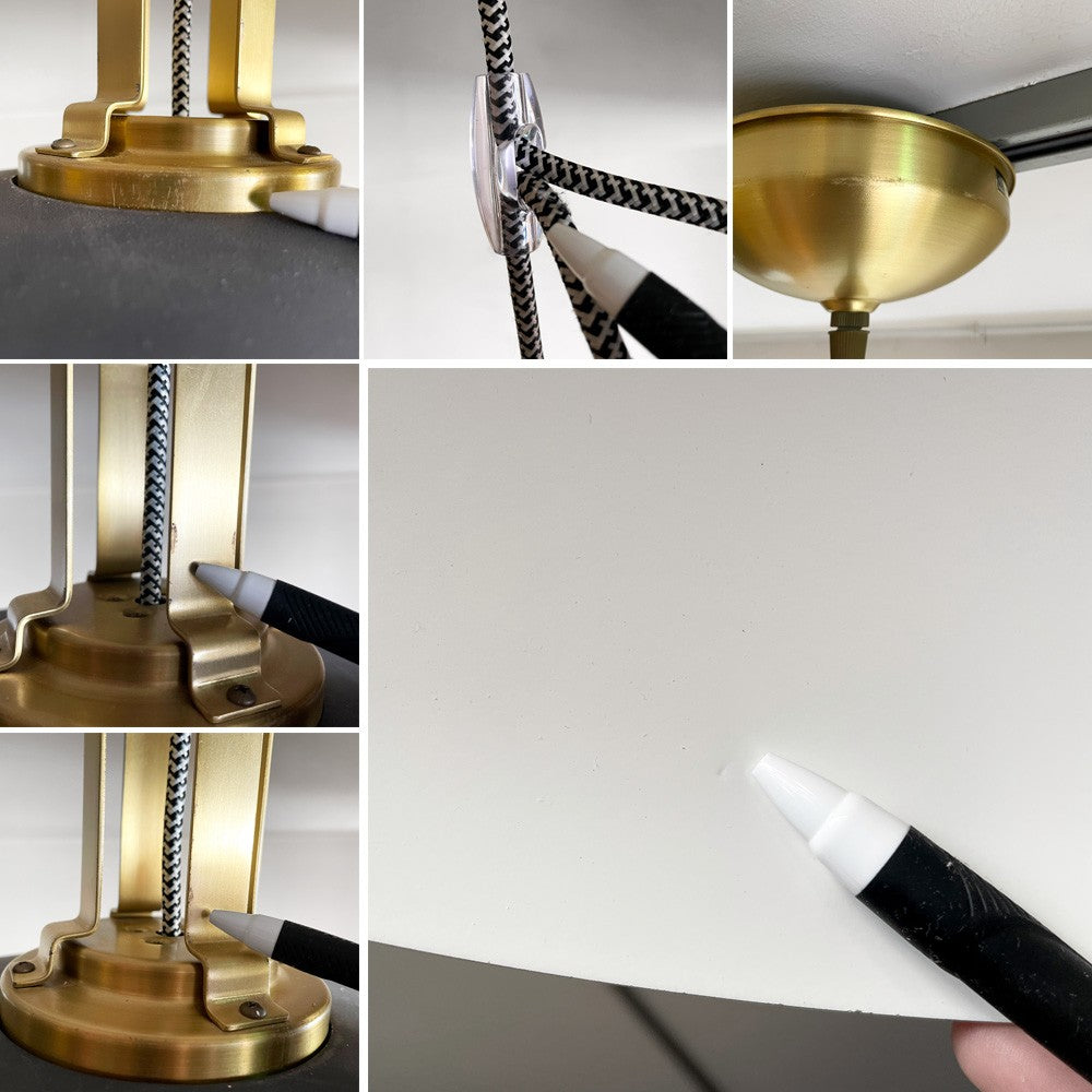アートワークスタジオ ART WORK STUDIO マンデーペンダント Monday-pendant ペンダントライト アルミ製シェード 真鍮 Φ60cm インダストリアル モダン 定価￥45,100- ■