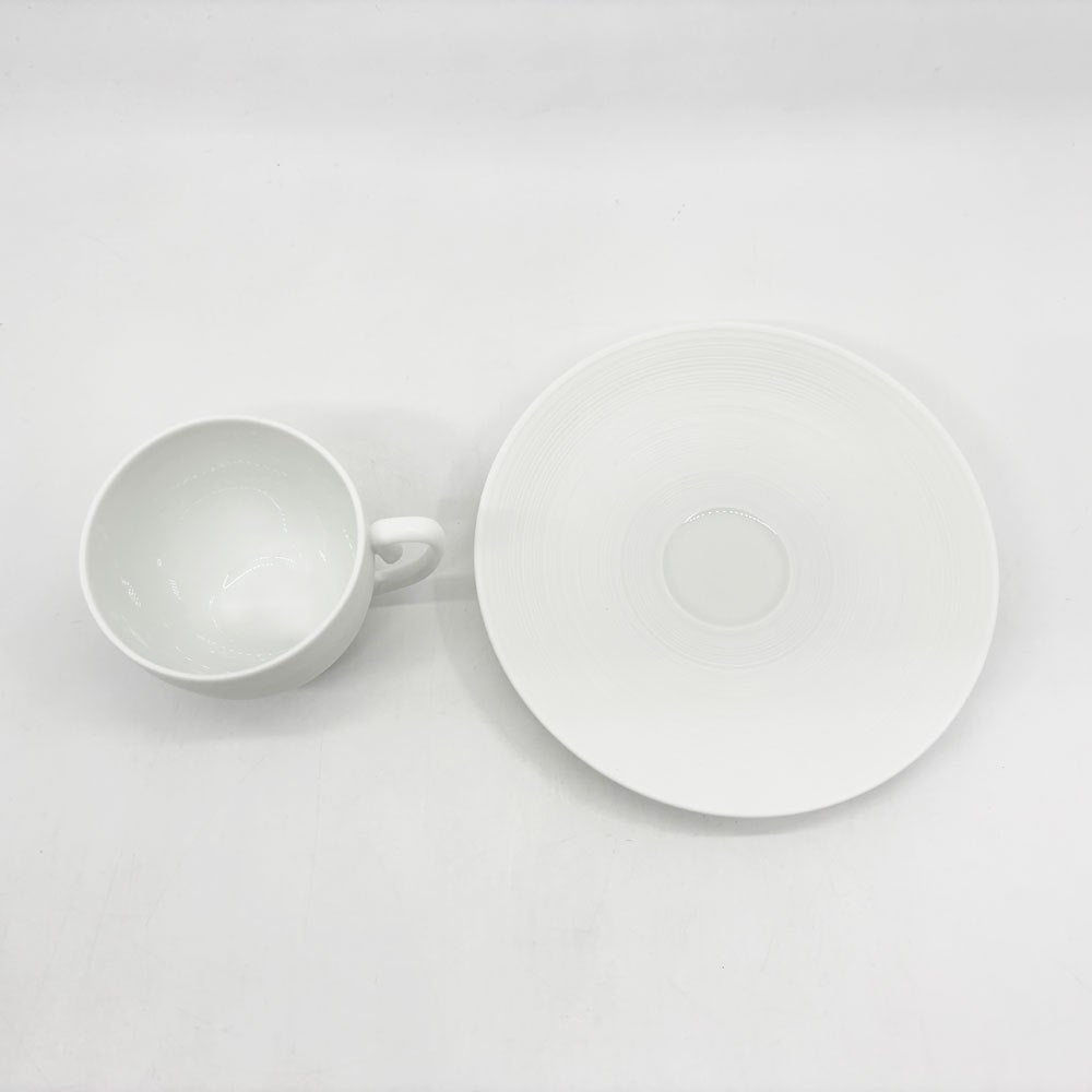 ジャン ルイ コケ JL Coquet エミスフェール Hemisphere コーヒーカップ＆ソーサー 磁器 洋食器 フランス A ●