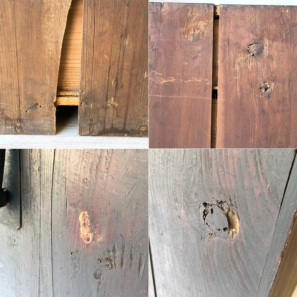 ジャパンビンテージ Japan Vintage 仙台箪笥 かくし収納・鍵付き 鉄金具 時代箪笥 和家具 民芸家具 古家具 伝統工芸 ★