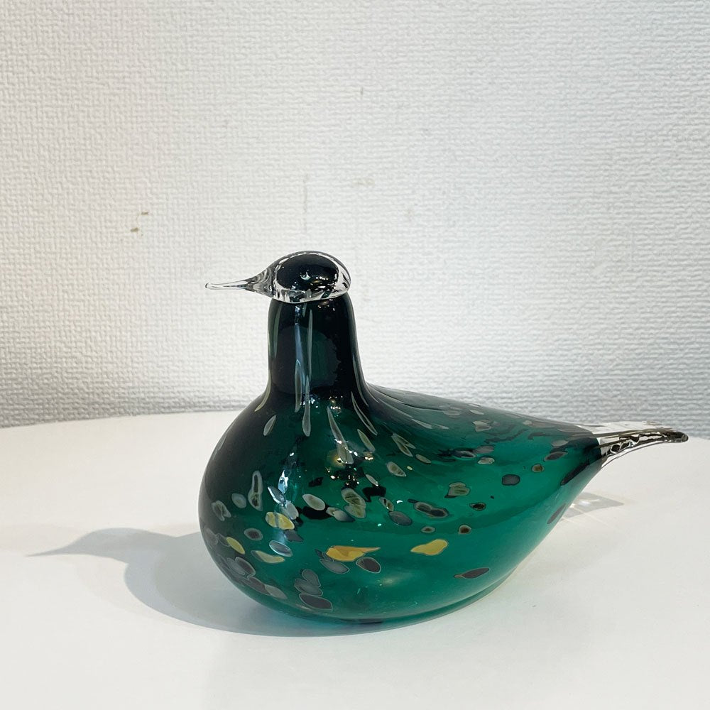 ヌータヤルヴィ Nuutajarvi バーズバイトイッカ Birds by Toikka ペッカシーニ Pekkasiini グリーン オイバ トイッカ イッタラバード 北欧雑貨 ◎