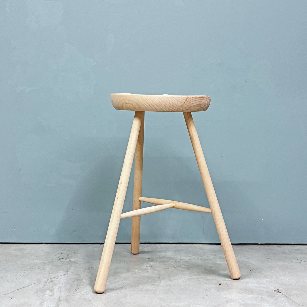 ワーナー Werner シューメーカーチェア Shoemaker Chair NO.69 スツール ビーチ材 ラーズ・ワーナー デンマーク ソープ仕上げ 北欧家具 ◎