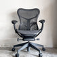 ハーマンミラー Herman Miller ミラ2チェア Mirra2 オフィスチェア デスクチェア ブラック×グラファイトカラー メッシュシート スタジオ7.5 ■