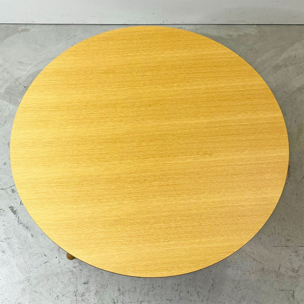 ヘイ HAY CPH 20 ラウンドテーブル ダイニングテーブル Φ90cm オーク材  木天板 ウォーターラッカー ロナン＆エルワン・ブルレック デンマーク 北欧家具 定価￥181,500- ●