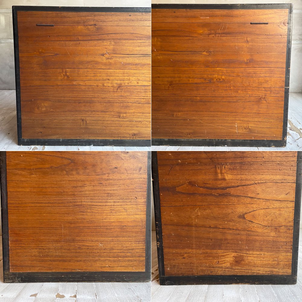 ジャパンビンテージ Japan Vintage 長持ち 衣装箱 木箱 収納箱 和家具 時代家具 古道具 ♪