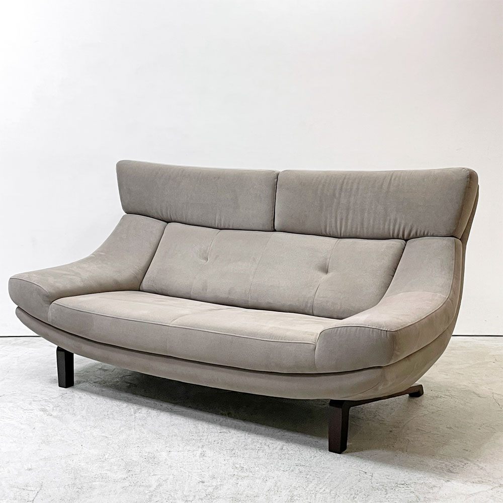 カリモク Karimoku UU4662 2人掛けソファ W174cm ディナミカ生地 Dinamica スウェード オーダー 国産家具 ●