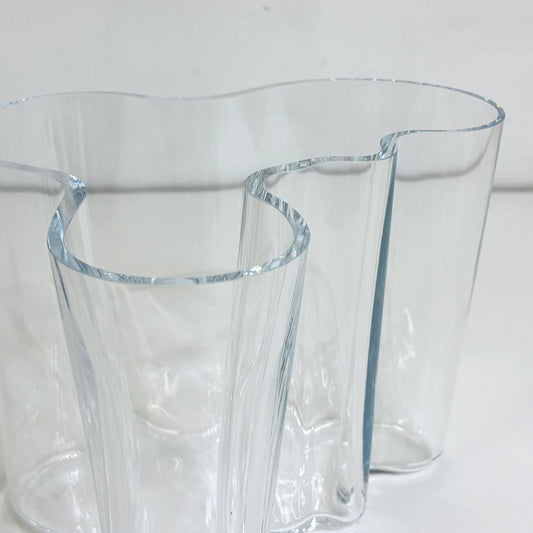 イッタラ iittala アルヴァ アアルト コレクション Alvar Aalto Collection ベース フラワーベース 花瓶 クリア H16cm フィンランド 北欧雑貨 ●