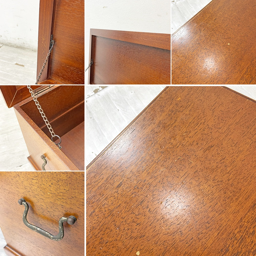 ステファンズ STEPHENS’ 1936 AUTHENTIC チェスト ブランケットボックス ウッドボックス 収納箱 ベンチ 店舗什器 ビンテージ A ●