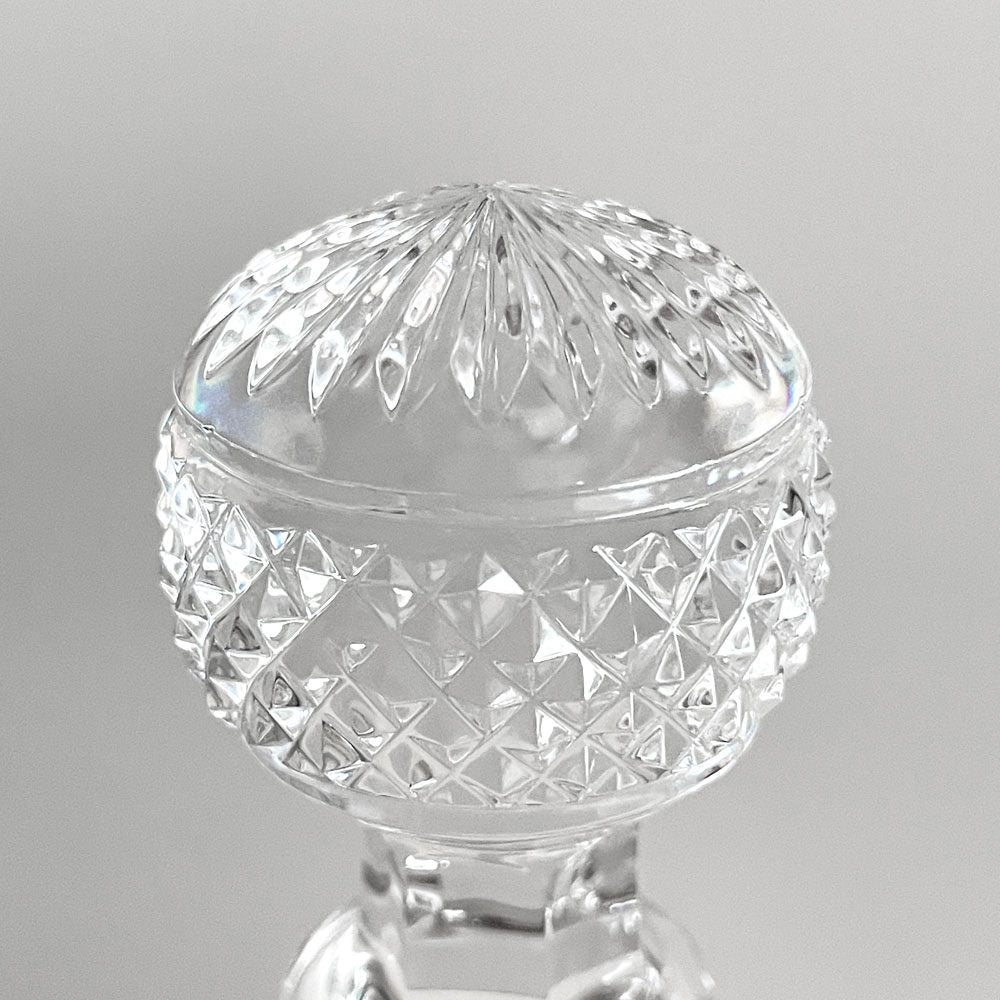 サンルイ SAINT-LOUIS ボトルキャップ ワインストッパー クリスタルガラス 箱付き 未使用品 フランス ■