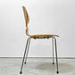 フリッツハンセン Fritz Hansen アントチェア 4本脚 ナチュラルビーチ ラッカー アルネ・ヤコブセン 北欧家具 I ●