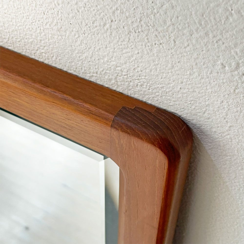 フカザワウッドワーキング FUKAZAWA WOOD WORKING ライムライト LIME-LIGHT ウォールミラー チーク材 ジャパンビンテージ 北欧スタイル ★