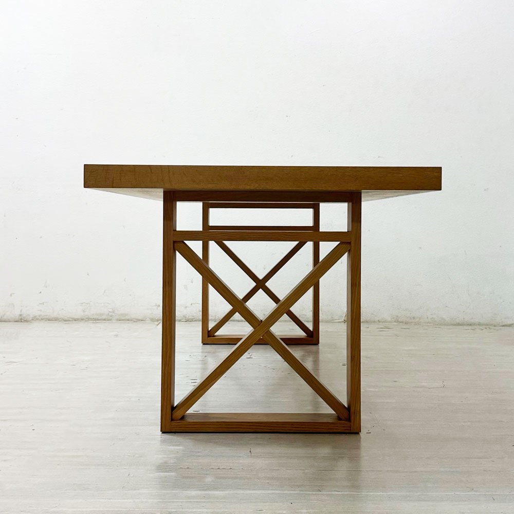 日進木工 NISSIN ダイニングテーブル オーク材 W180cm ナチュラルデザイン 飛騨家具  ACTUS取り扱い ●