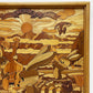 あさのたかを デザインオフィス 木壁画 ウサギの合奏会 ウッドアート 組木絵画 彫刻絵画 125x100cm あさのたかを 現代作家 ●