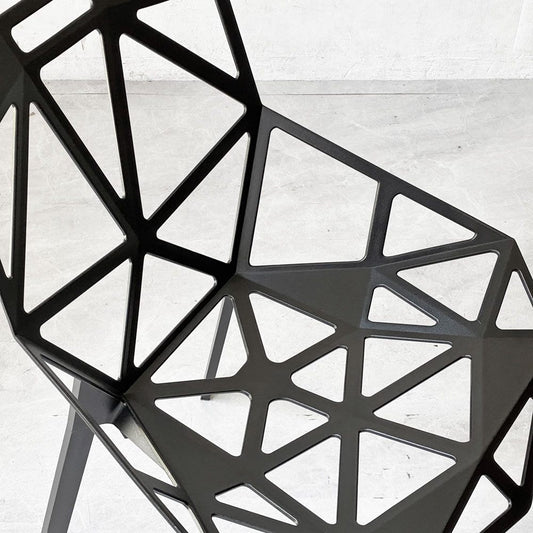 マジス MAGIS チェアワン CHAIR ONE ダイニングチェア コンスタンチン・グルチッチ ブラック スタッキング 屋外使用可 イタリア 定価￥83,600- ★