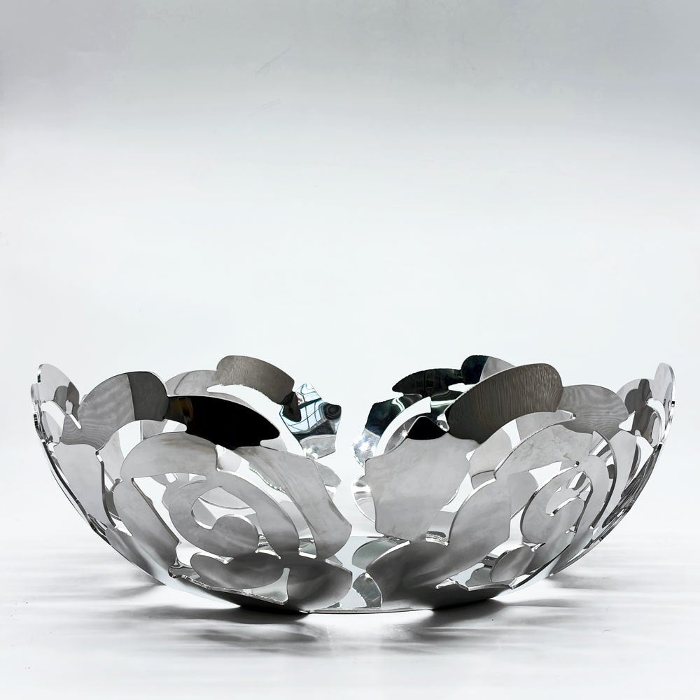 アレッシィ ALESSI ラ・ローザ La Rosa フルーツボウル Fruit Bowl ES115/29 ステンレススチール イタリア ●