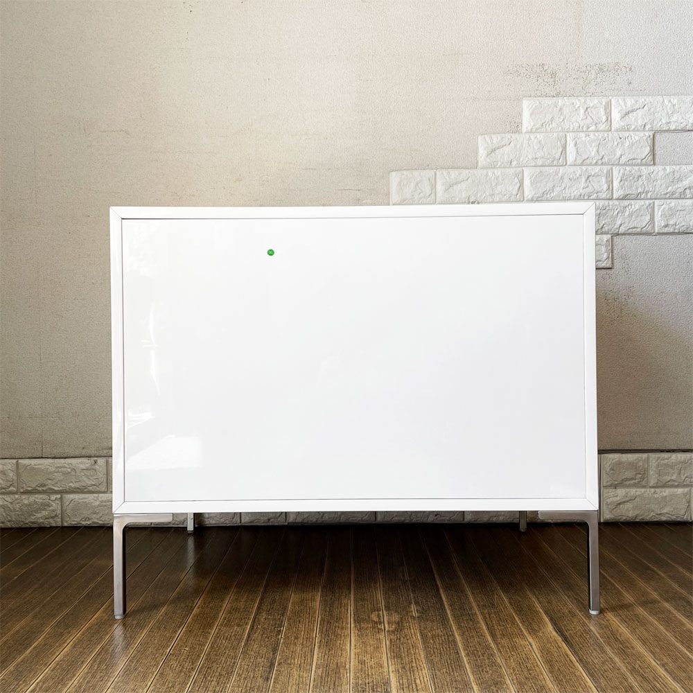 アクタス ACTUS ブラン BLANC 2-CHEST チェスト 2ドロワー W75cm ホワイト スチール脚 モダンスタイル 廃番 ◎
