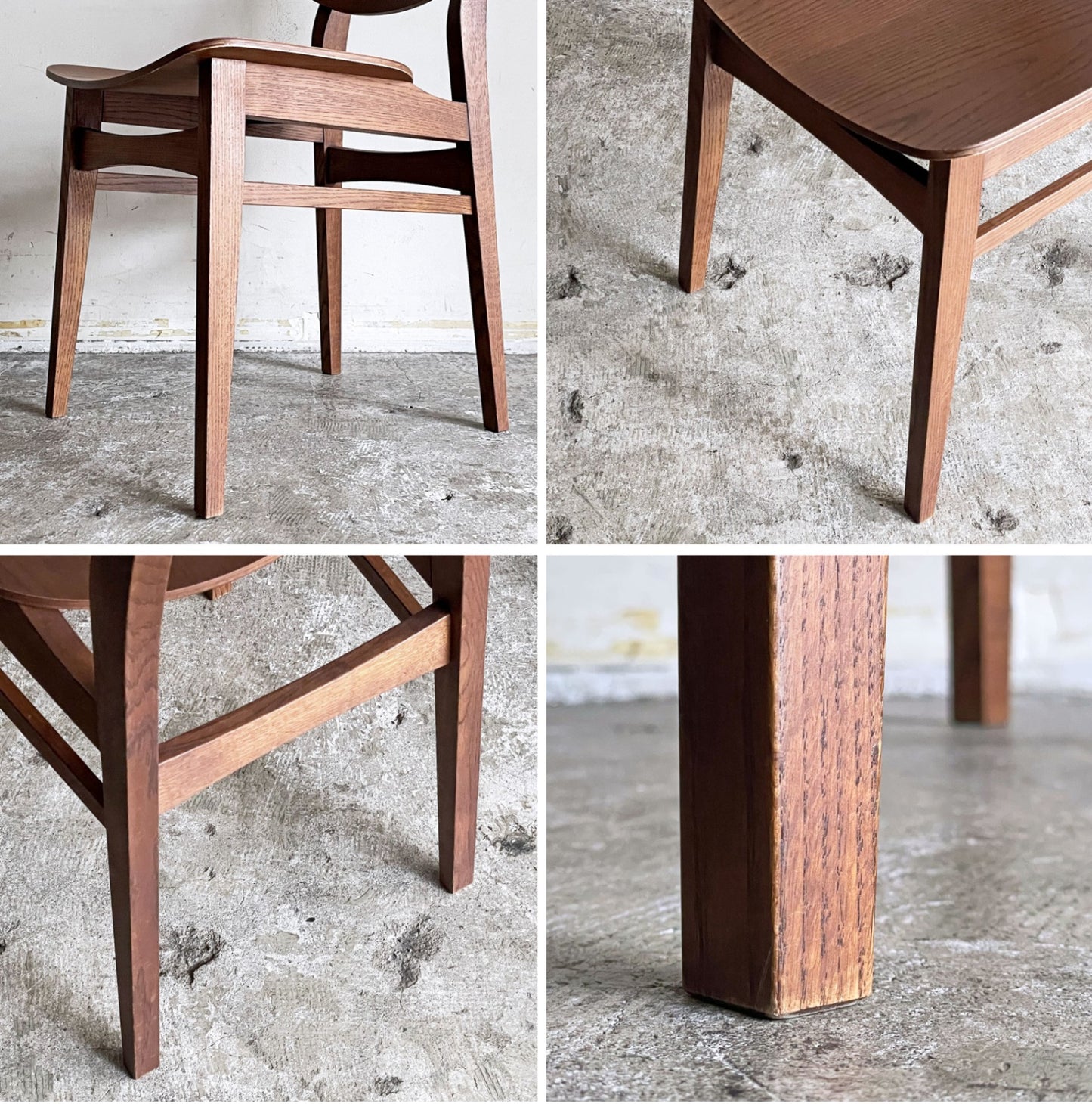 トラックファニチャー TRUCK FURNITURE トーチチェア TORCH CHAIR ダイニングチェア オーク材 ウッドシート ブラウン B ■