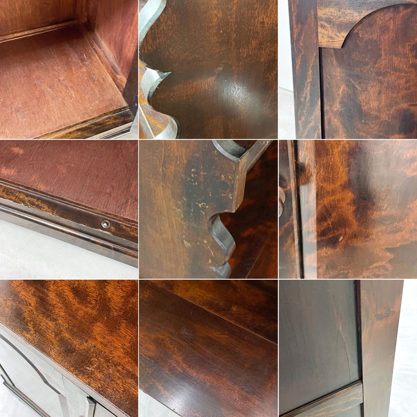 松本民芸家具 36型 皿棚 カップボード 食器棚 飾り棚 ミズメザクラ無垢材 民藝 和モダン ●