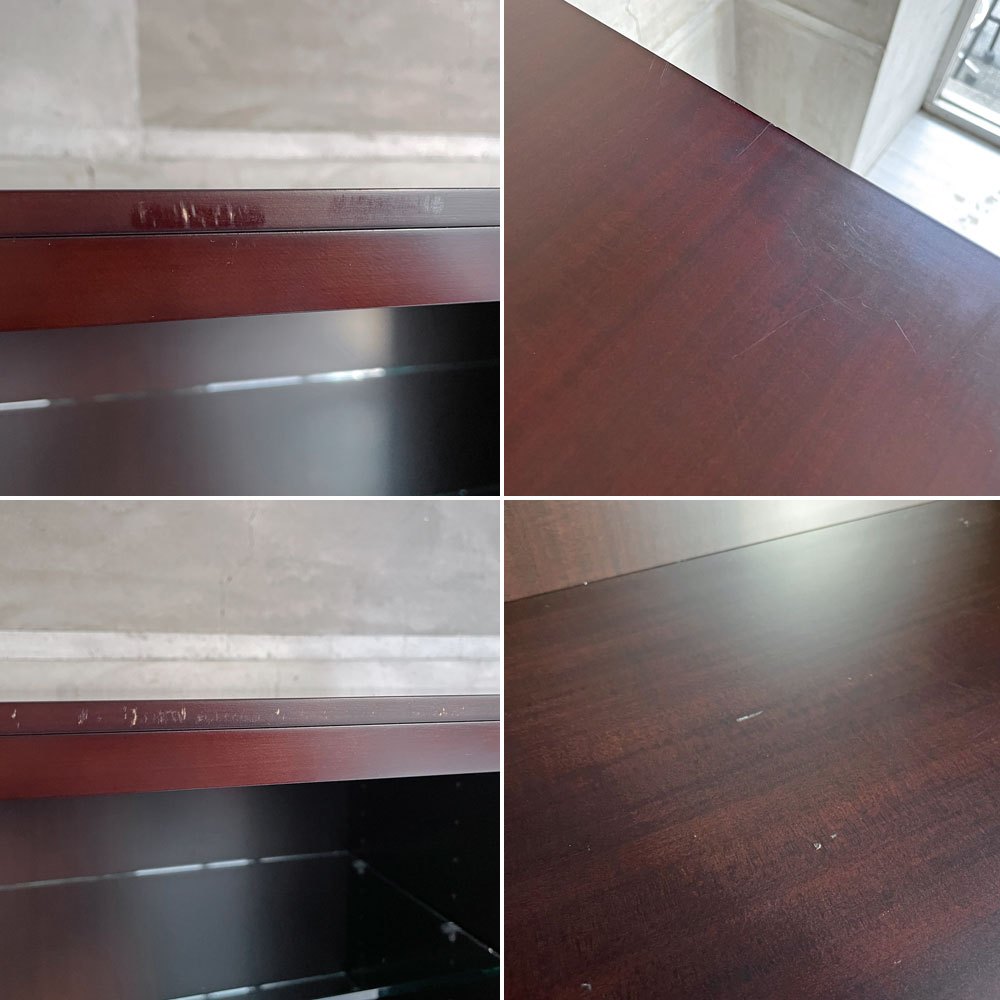 アルフレックス arflex コンポーザー COMPOSER ガラスキャビネット キュリオケース 飾り棚 照明 下段オプション付き イタリアモダン ♪