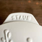 ストウブ Staub  ラ・ココット de GOHAN M 16 cm スノーフレークホワイト 両手鍋 ホーロー鍋 IH対応 鋳物 フランス製 ♪