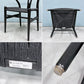カールハンセン＆サン Carl Hansen & Son CH24 Yチェア ブラックラッカー×ブラックペーパーコード ビーチ材 ハンス・J・ウェグナー デンマーク 北欧家具 ◎