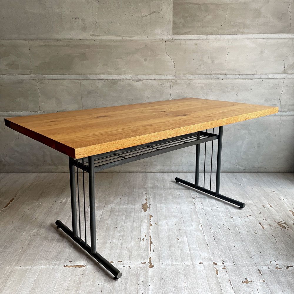 クラッシュゲート CRASH GATE ノットアンティークス Knot antiques グリット2 GRITⅡ リビングダイニングテーブル オーク無垢材 インダストリアルデザイン ♪