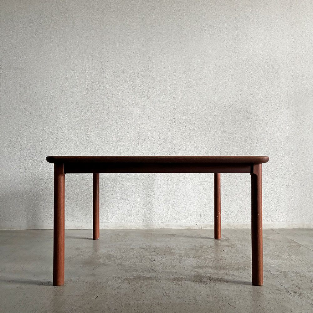 ジャパンビンテージ Japan Vintage チーク材 ダイニングテーブル スクエア W120cm ミッドセンチュリー 北欧スタイル 〓