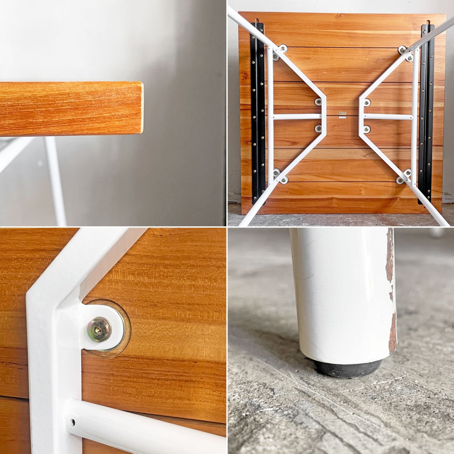 イデー IDEE マタン MATIN ダイニングテーブル オーク無垢材 スチールレッグ ナチュラル W90cm 澁谷一星 ■