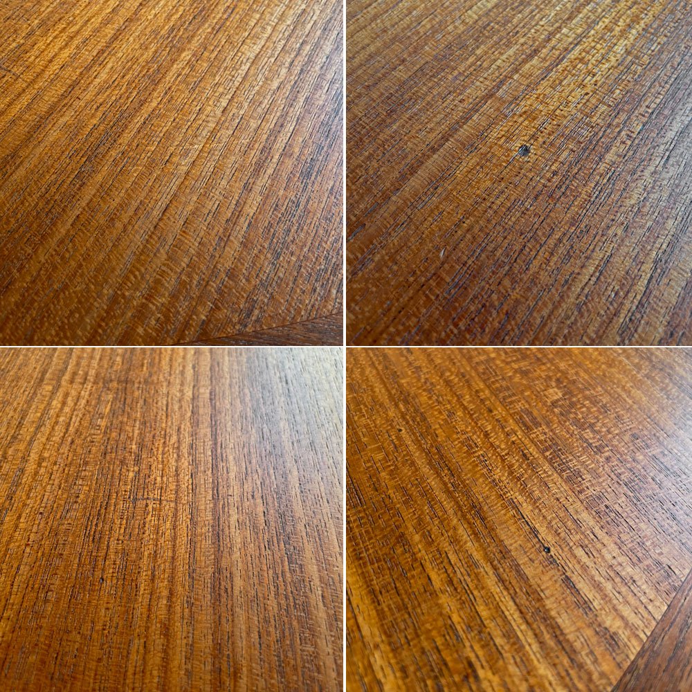 CFC Silkeborg シケルボー  ラウンド コーヒーテーブル センターテーブル チーク材×ラタン ヨハネスアンダーセン デンマーク 北欧ビンテージ 希少 ♪