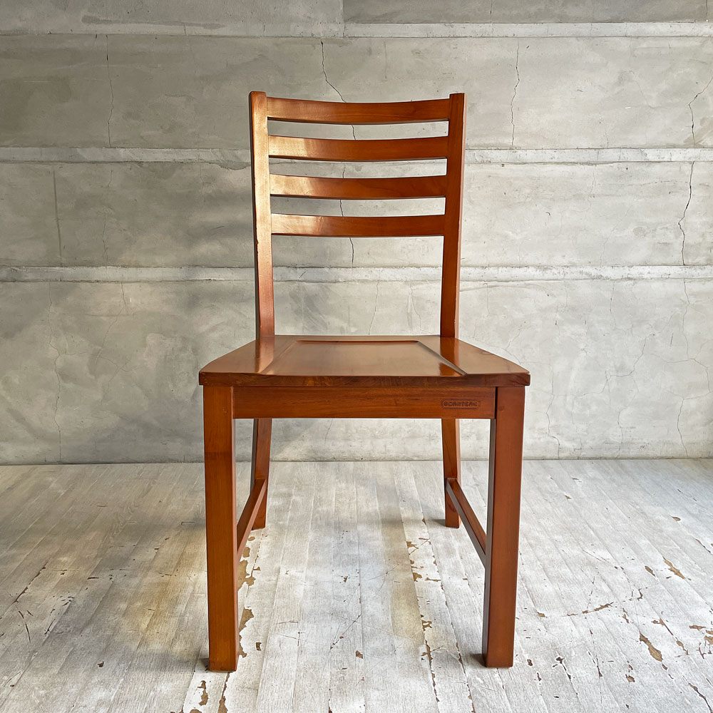 スキャンティーク SCANTEAK ダイニングチェア GMGK481 サイドチェア チーク無垢材 板座 ♪