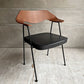ケースファニチャー Case Furniture 675チェア ダイニングチェア アームチェア ウォールナット材 レザーシート ロビンデイ Robin Day ACTUS取扱 B ♪