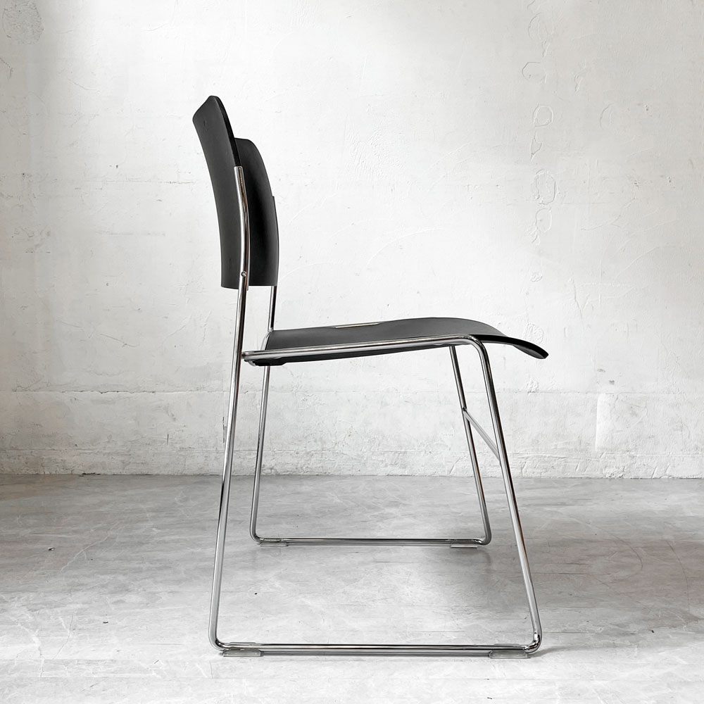 ハウ HOWE 40/4 サイドチェア SIDE CHAIR スタッキングチェア デビッド・ローランド David Rowland モダンデザイン A ★