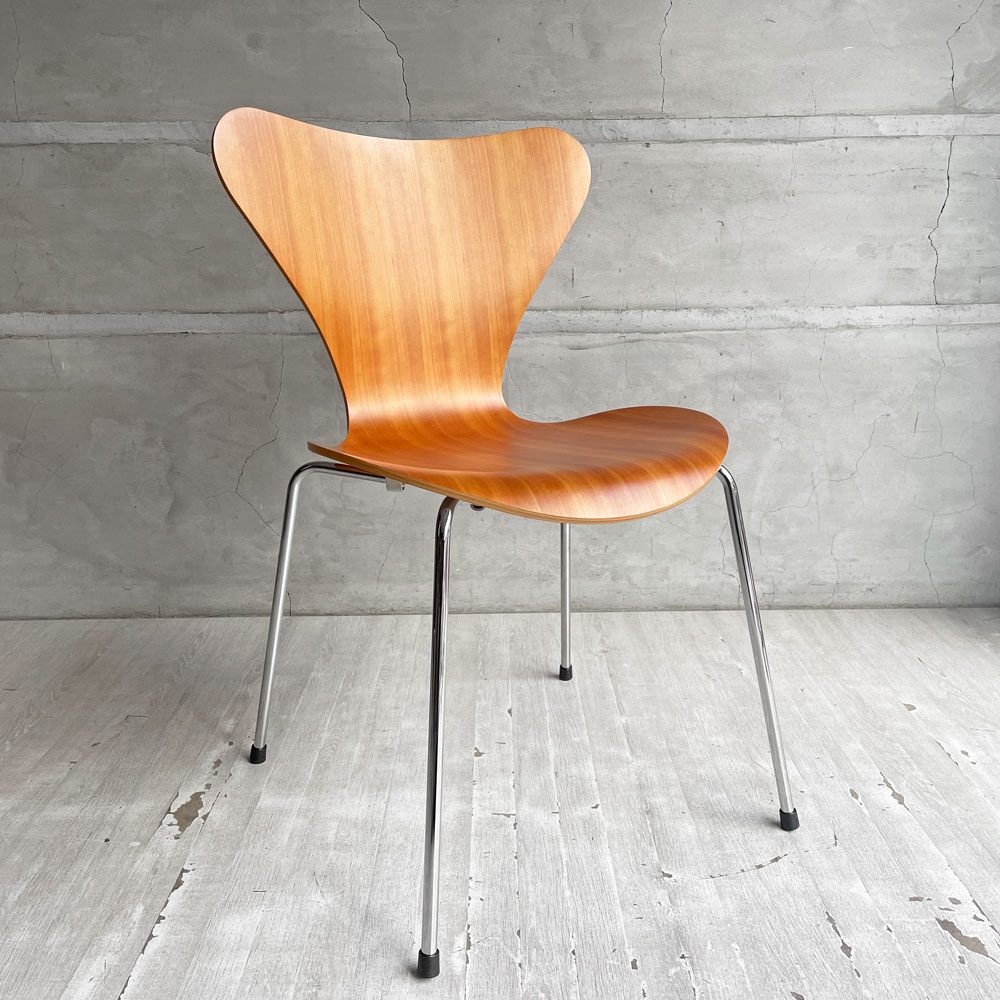 フリッツハンセン Fritz Hansen セブンチェア Seven Chair ダイニングチェア アルネヤコブセン Arne Jacobsen ナチュラルチェリー 北欧家具 A ♪