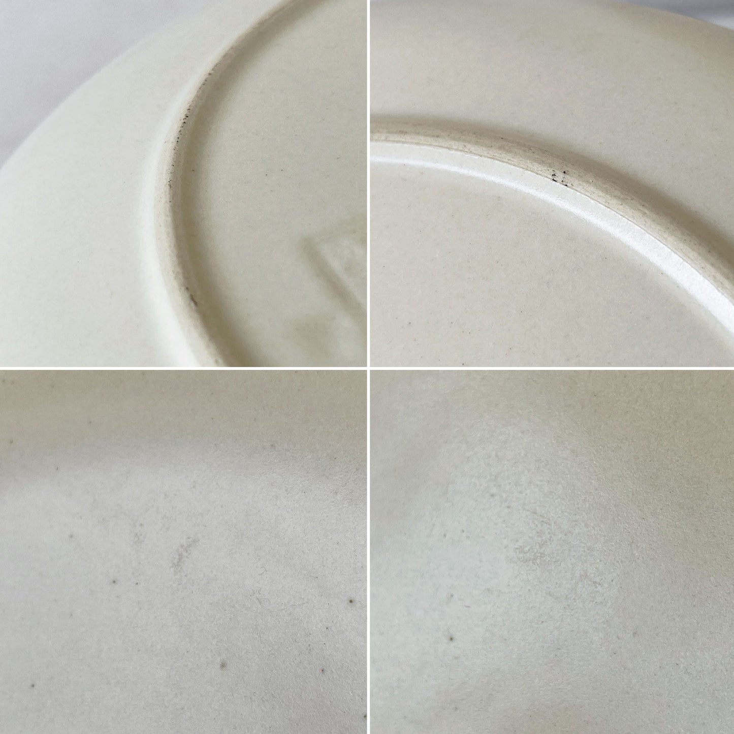 <BR>ヒースセラミックス HEATH CERAMICS デザートプレート ホワイト Φ21cm 陶器 アメリカ シンプルデザイン ◇