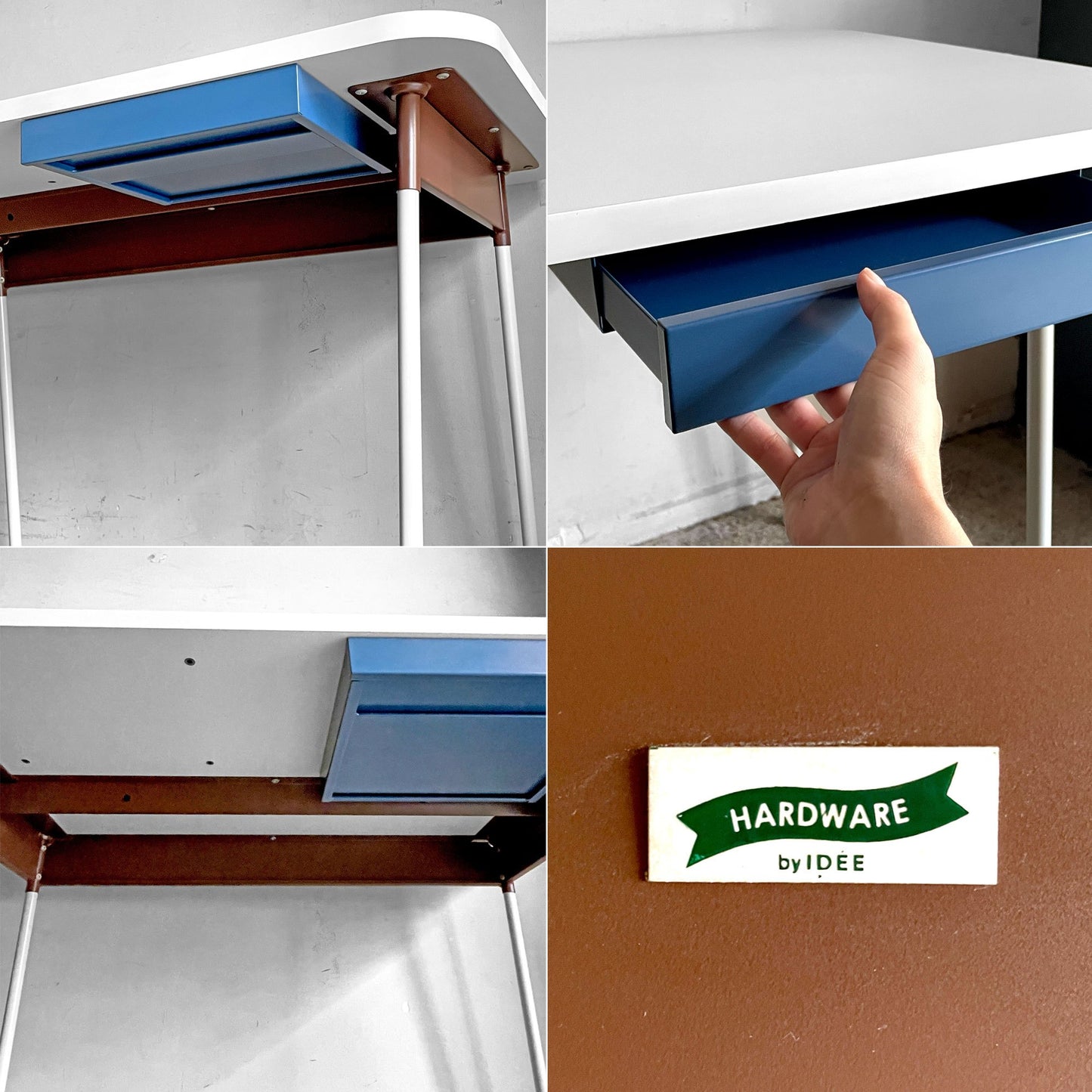 イデー HARDWARE by IDEE タスクテーブル TASK TABLE デスク 1ドロワー ラミネート天板 机 作業台 W120cm 廃番 ■