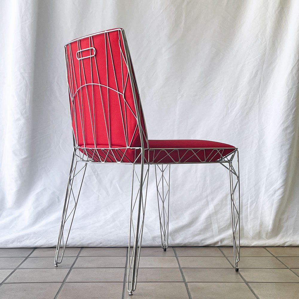 エポニム Eponimo ヌアチェア NUA CHAIR ダイニングチェア レッド アルベルト・コルツァーニ Alberto Colzani イタリア ◇