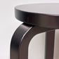 アルテック artek スツール60 オールブラック ラッカー 3本足 アルヴァ・アアルト フィンランド バーチ材 北欧家具 ◎